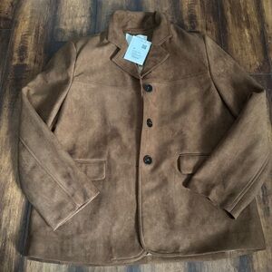 OAK + FORT women’s Tan Pea Coat